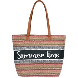 Duża torba plażowa torebka summer wzory pojemna | Krateczka.pl