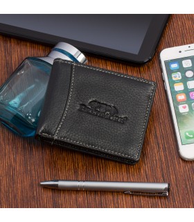 Portfel skórzany męski mały czarny Beltimore z RFiD - krateczka.pl
