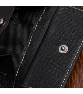 Portfel skórzany czarny vintage duży RFiD Beltimore - krateczka.pl