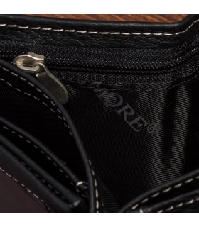 Portfel skórzany czarny vintage duży RFiD Beltimore - krateczka.pl