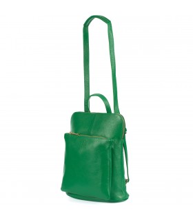 Zielony plecak damski, elegancki plecak elegancki A4 S40| krateczka.pl