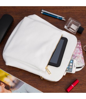 Żółty plecak damski, elegancki plecak elegancki A4 S40| krateczka.pl