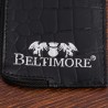 Etui na dokumenty karty czarne croco skórzane Beltimore J06- krateczka.pl