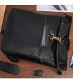 Plecak skórzany na laptopa 15,6 duży A4 Beltimore czarny N19 | Krateczka.pl