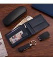 Męski portfel skórzany klasyczny RFiD granatowy Beltimore D44 | Sklep Krateczka