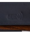 Męski portfel skórzany klasyczny RFiD granatowy Beltimore D44 | Sklep Krateczka