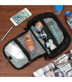 Czarna kosmetyczka Beltimore unisex organizer podróżna- krateczka.pl