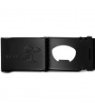 Pasek męski do spodni parciany otwieracz czarny długi bawełniany Beltimore Q08 | krateczka.pl