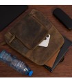 Plecak saszetka nerka przez ramię crossbody brazowy S11 | Sklep Krateczka.pl
