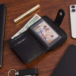 Portfel skórzany damski RFiD na karty skóra Beltimore A02|krateczka.pl