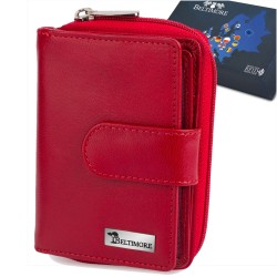 Portfel skórzany damski RFiD na karty skóra Beltimore A02|krateczka.pl