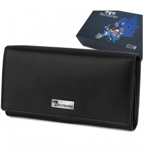 Portfel skórzany damski RFiD na karty skóra Beltimore A03|krateczka.pl
