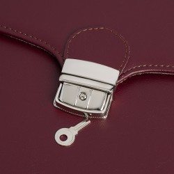 Bordowa męska aktówka Beltimore teczka elegancka  | Krateczka.pl