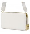 Biała Torebka crossbody damska mini na telefon POR-T-51- Krateczka.pl