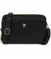 Czarna Torebka crossbody damska mini na telefon POR-T-51- Krateczka.pl
