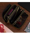 Czarna Torebka crossbody damska mini na telefon POR-T-51- Krateczka.pl