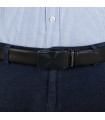 Pasek męski skórzany 3,5 cm klamra automatyczna Beltimore 02-542 | Krateczka.pl