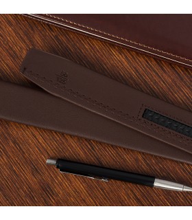 Pasek męski skórzany 3,5 cm klamra automatyczna Beltimore 02-543 | Krateczka.pl