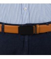 Pasek męski skórzany 3,5 cm klamra automatyczna Beltimore 02-547 | Krateczka.pl