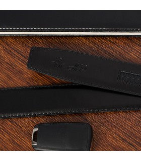 Pasek męski skórzany 3,5 cm klamra automatyczna Beltimore 02-563| Krateczka.pl