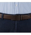 Pasek męski skórzany 3,5 cm klamra automatyczna Beltimore | Krateczka.pl