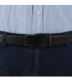Pasek męski skórzany 3,5 cm klamra automatyczna Beltimore | Krateczka.pl
