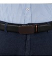 Pasek męski skórzany 3,5 cm klamra automatyczna Beltimore | Krateczka.pl