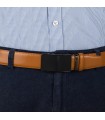 Pasek męski skórzany 3,5 cm klamra automatyczna Beltimore  | Krateczka.pl