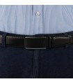 Pasek męski skórzany 3,5 cm klamra automatyczna Beltimore  | Krateczka.pl