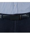 Pasek męski skórzany 3,5 cm klamra automatyczna Beltimore  | Krateczka.pl