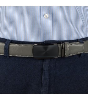 Pasek męski skórzany 3,5 cm klamra automatyczna Beltimore  | Krateczka.pl