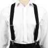 Szelki do spodni męskie eleganckie mocne Y czarne SZ3 | krateczka.pl