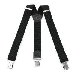 Szelki do spodni męskie eleganckie mocne Y czarne SZ3 | krateczka.pl