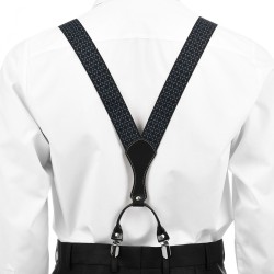 Szelki do spodni męskie eleganckie mocne pudełko SZ4 | krateczka.pl