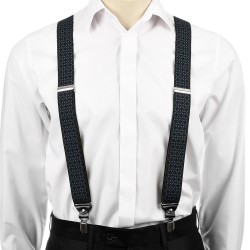 Szelki do spodni męskie eleganckie mocne pudełko SZ4 | krateczka.pl
