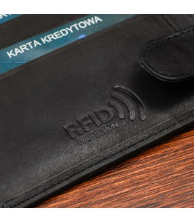 Męski portfel skórzany klasyczny RFiD Beltimore U91 | Krateczka.pl