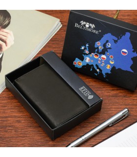 Męski portfel skórzany klasyczny RFiD Beltimore U93| Krateczka.pl