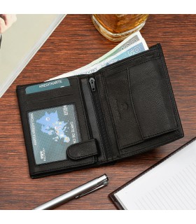 Męski portfel skórzany klasyczny RFiD Beltimore K44 | Krateczka.pl
