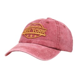 Czerwona Czapka z daszkiem baseballówka vintage unisex - krateczka.pl