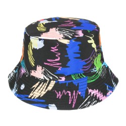 Kapelusz dwustronny bucket hat dziecięcy kolorowy- krateczka.pl