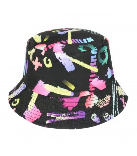 Kapelusz dwustronny bucket hat dziecięcy kolorowy - krateczka.pl