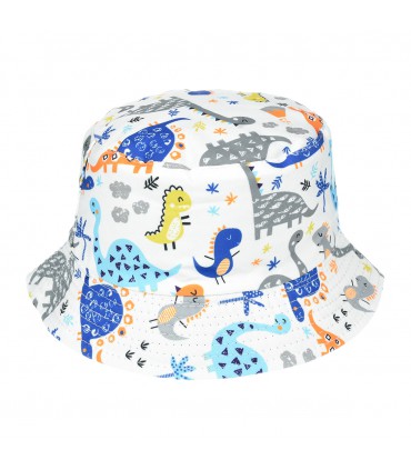 Kapelusz dwustronny bucket hat dziecięcy zwierzęta - krateczka.pl