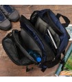 Granatowy plecak sportowy miejski trekkingowy wytrzymały - krateczka.pl
