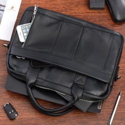 Skórzana torba na laptop ekskluzywna premium męska - Krateczka.pl
