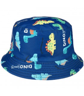 Dino kapelusz dwustronny bucket hat dziecięcy- krateczka.pl