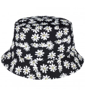Stokrotki dwustronny kapelusz dziecięcy bucket hat - krateczka.pl