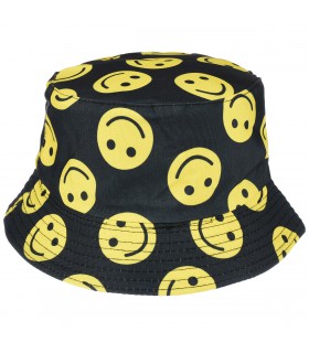 Smile dwustronny kapelusz dziecięcy bucket hat - krateczka.pl