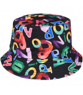 Literki dwustronny kapelusz dziecięcy bucket hat - krateczka.pl